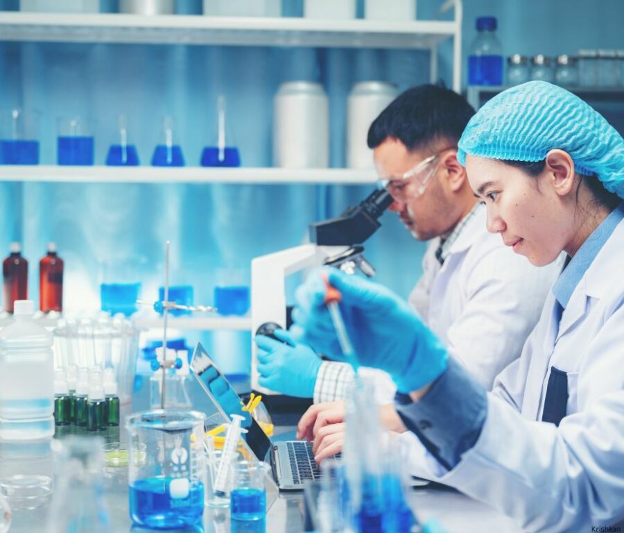 Krion International — laboratory team